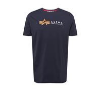 Alpha Industries Alpha Label T-Shirt Magliette Taglia L - Blu