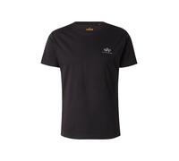 ALPHA INDUSTRIES Maglietta nero / argento Uomo ALPHA INDUSTRIES XL nero / argento