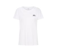 ALPHA INDUSTRIES Maglietta nero / bianco, Taglia XS