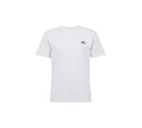 ALPHA INDUSTRIES Maglietta nero / bianco Uomo ALPHA INDUSTRIES M