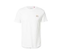 Alpha Industries Basic Small Logo TPU T-Shirt Magliette Taglia M - Oro/Bianco