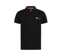 ALPHA INDUSTRIES Maglietta nero / bianco, Taglia S