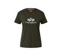 Alpha Industries New Basic Big Logo T-Shirt Magliette Taglia XS - Verde