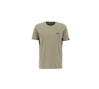 ALPHA INDUSTRIES Maglietta oliva / nero, Taglia XS