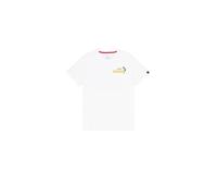 Alpha Industries Pearl Harbor Back Print T-Shirt Magliette Taglia L - Bianco