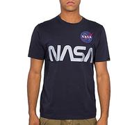 T-shirt Alpha Industries Nasa Reflective Bleu S