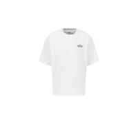 Alpha Industries Signature Backprint T-Shirt Magliette da uomini Taglia XL - Bianco