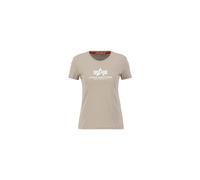 Alpha Industries New Basic Big Logo T-Shirt Magliette Taglia S - Beige