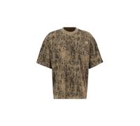 Alpha Industries Alpha Essentials Rubber Logo Camo T-Shirt Magliette Taglia M - Camuffare