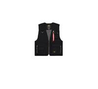Alpha Industries Mesh Utility Gilet da uomo Black S