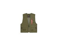 Alpha Industries Mesh Utility Gilet da uomo Dark Olive M