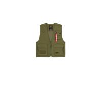 Alpha Industries Mesh Utility Vest Gilet Taglia M - Verde