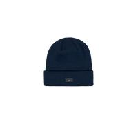 Alpha Industries Metal Label Beanie Copricapo Taglia onesize - Blu scuro