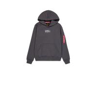 Alpha Industries Metal Plate Hoodie Taglia 2XL - Grigio