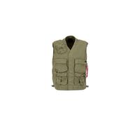 Alpha Industries Military Vest Smanicato Taglia M - Verde oliva