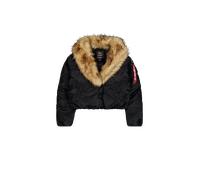 Alpha Industries MOD Fur Giacche bomber Taglia S - Nero