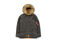 Alpha Industries N-3B VF 59 Giacche invernali Taglia 2XL - Grigio scuro