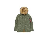 Alpha Industries N-3B VF 59 Giacche invernali Taglia 3XL - Verde oliva