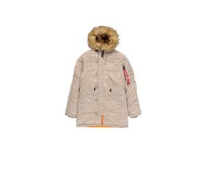 Alpha Industries N-3B VF 59 Giacche invernali Taglia M - Beige