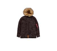 Alpha Industries N-3B VF 59 Giacche invernali Taglia S - Marrone scuro