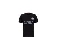Alpha Industries NASA Reflective T-Shirt Magliette Taglia 2XS - Nero