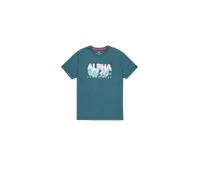 Alpha Industries Nebula T-Shirt Magliette Taglia 2XL - Verde