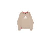 Alpha Industries New Basic Big Logo Sweatshirt Felpe Taglia S - Beige