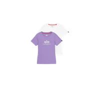 Alpha Industries New Basic Big Logo T-Shirt 2 Pack Magliette Taglia S -