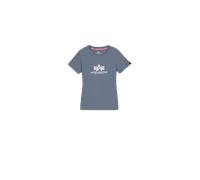 Alpha Industries New Basic Big Logo T-Shirt Magliette Taglia S - Blu