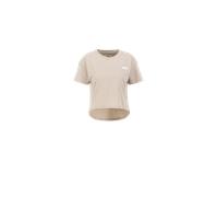 Alpha Industries Organics Cropped Oversized T-Shirt Magliette Taglia S - Beige