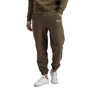 Alpha Industries Organics EMB Pantalone da Ginnastica Regular da Uomo Organic Mud