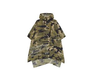 Alpha Industries Packable Rain Cape Gadgets Taglia onesize - Woodland Camouflage