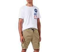 Alpha Industries Cotton Twill Cargo Shorts Rosso XL Uomo