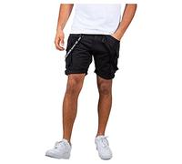 ALPHA INDUSTRIES Pantaloni cargo nero / bianco Uomo ALPHA INDUSTRIES 34