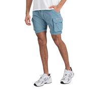 Alpha Industries Crew Cargo Shorts Blu 33 Uomo