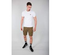 Alpha Industries Pantaloncini Crew Short Uomo, Khaki, 36