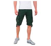 Alpha Industries Jet Shorts Pantaloncini Taglia 32 - Verde petrolio