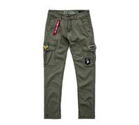 Alpha Industries Pantaloncini / pantaloni Petrol Patch Pant Olive 32 Verde