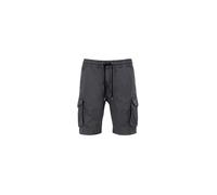 Alpha Industries Cotton Twill Sweat Shorts Grigio S Uomo