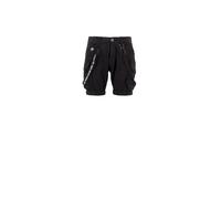 ALPHA INDUSTRIES Pantaloni cargo nero / bianco Uomo ALPHA INDUSTRIES 34