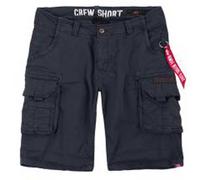 Alpha Industries Pantaloncini Crew Short Uomo, Rep.Blue, 38