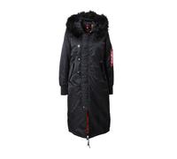Alpha Industries Long Fishtail Jacket Nero S Donna