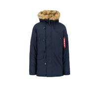 ALPHA INDUSTRIES Parka invernale 'Exporer' blu notte / rosso / bianco Uomo ALPHA INDUSTRIES XL