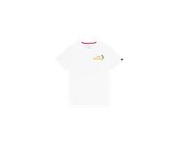 Alpha Industries Pearl Harbor Back Print T-Shirt Magliette Taglia L - Bianco
