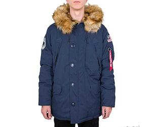 Alpha Industries Polar Jacket Giacca Invernale da Uomo, New Navy, 2 XL