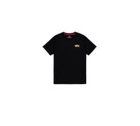 Alpha Industries Puff Print Logo Backprint T-Shirt Magliette Taglia M - Nero