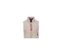 Alpha Industries Puffer Cropped Vest Piumino Taglia S - Beige