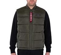 Alpha Industries Puffer Vest LW da uomo Dark Olive XL
