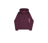 ALPHA INDUSTRIES Pullover 'Alpha Puff' rosso scuro / nero Uomo ALPHA INDUSTRIES M rosso scuro / nero
