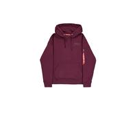 ALPHA INDUSTRIES Pullover 'Backprint' rosso scuro / nero Uomo ALPHA INDUSTRIES L rosso scuro / nero